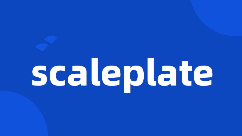 scaleplate