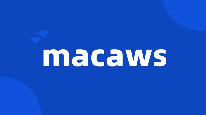 macaws