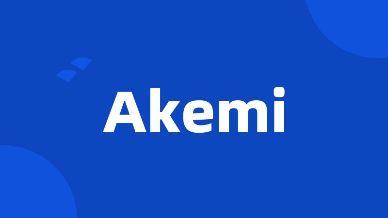 Akemi