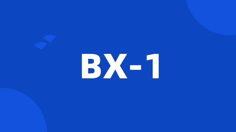 BX-1