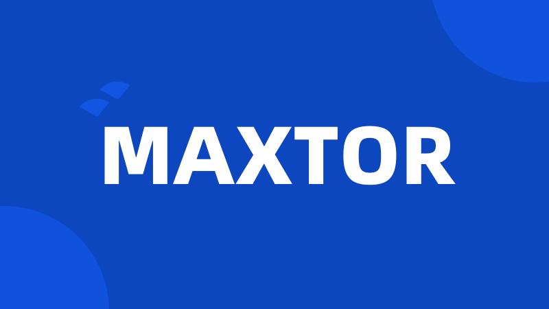 MAXTOR