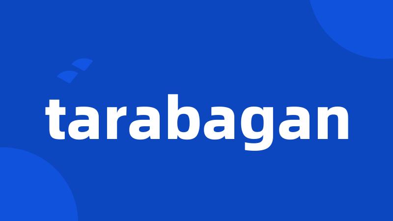 tarabagan