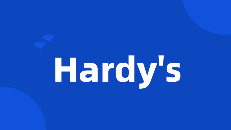 Hardy's