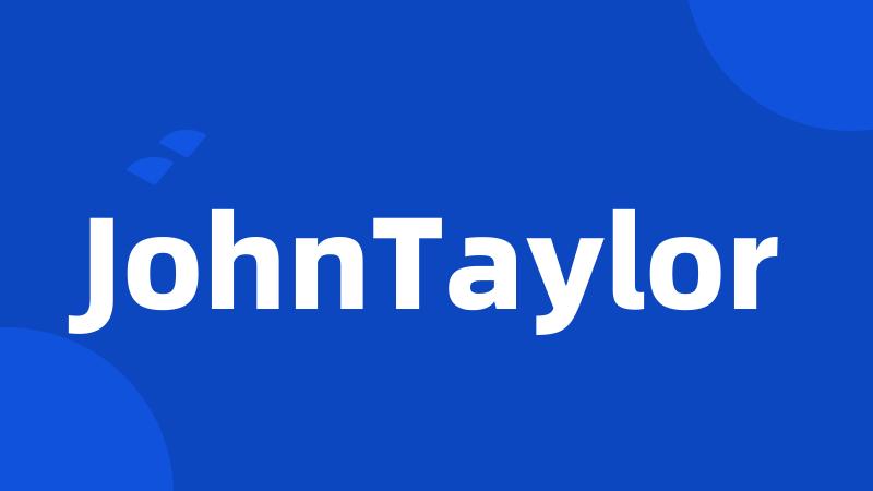 JohnTaylor