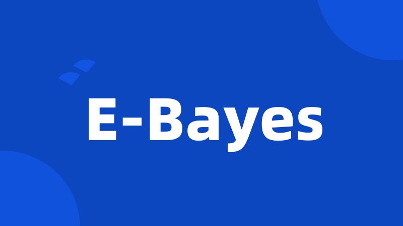 E-Bayes