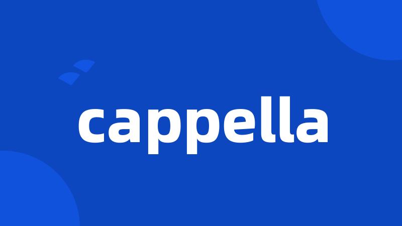 cappella