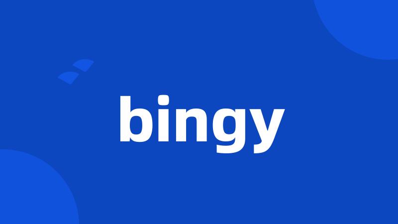 bingy