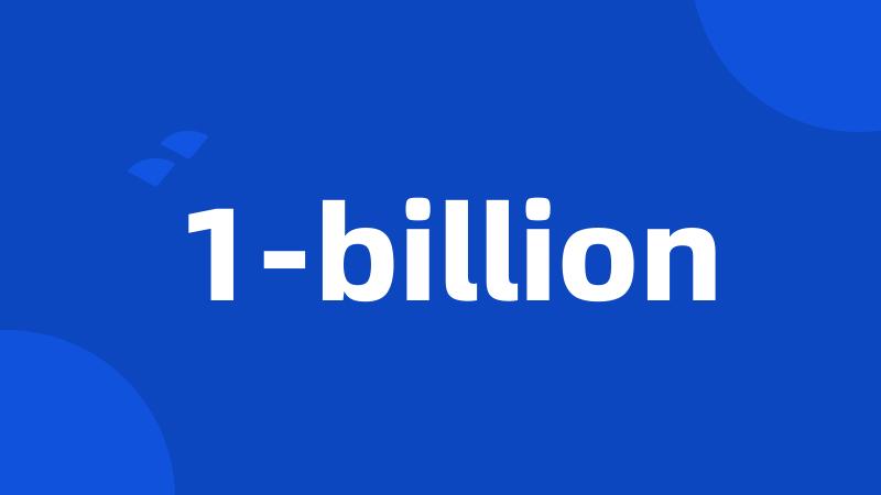 1-billion