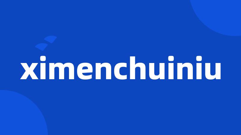 ximenchuiniu