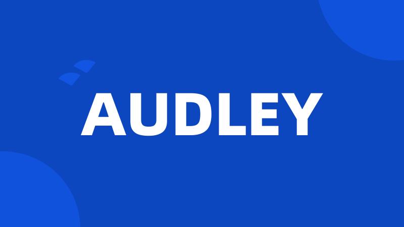 AUDLEY