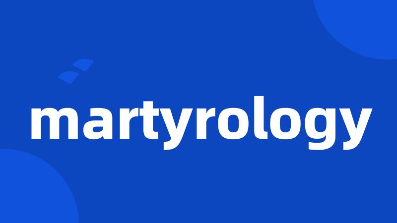 martyrology