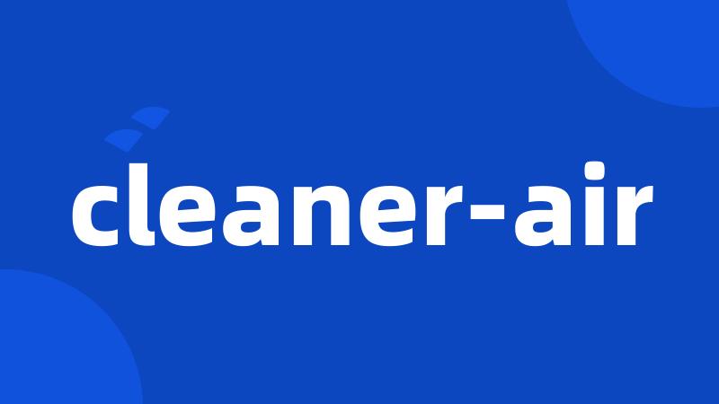 cleaner-air