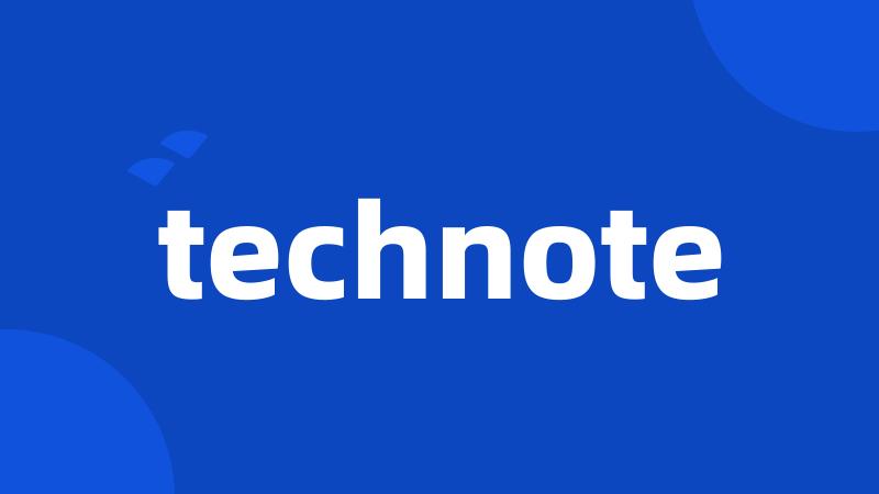 technote