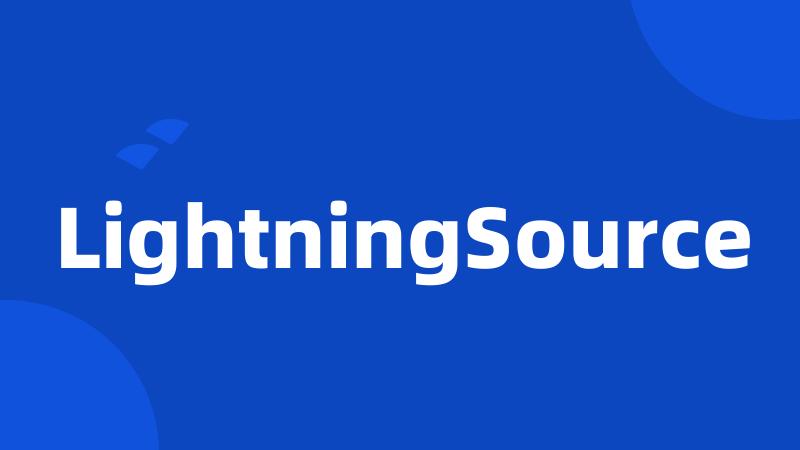 LightningSource