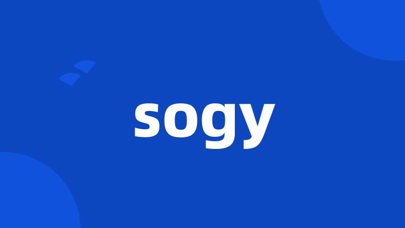 sogy