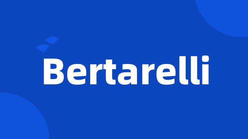 Bertarelli