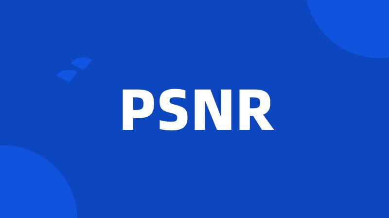 PSNR