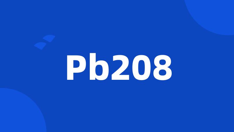 Pb208