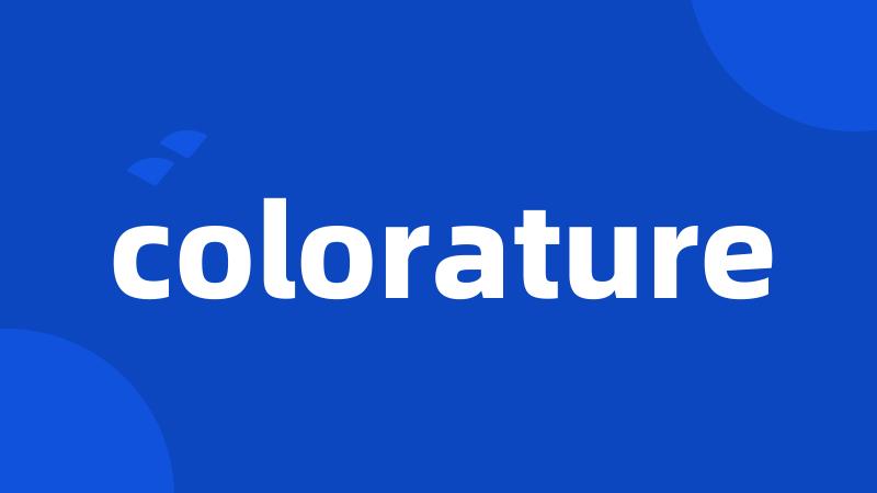 colorature