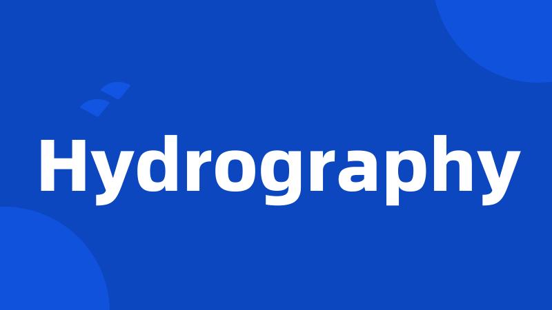 Hydrography