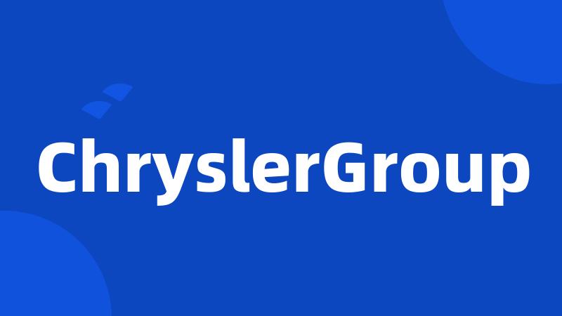 ChryslerGroup