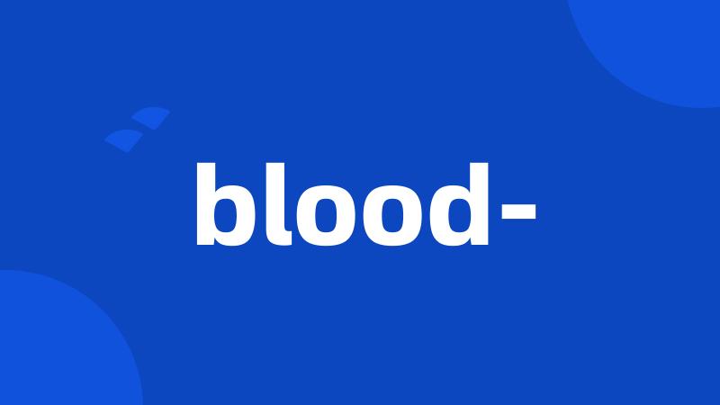 blood-