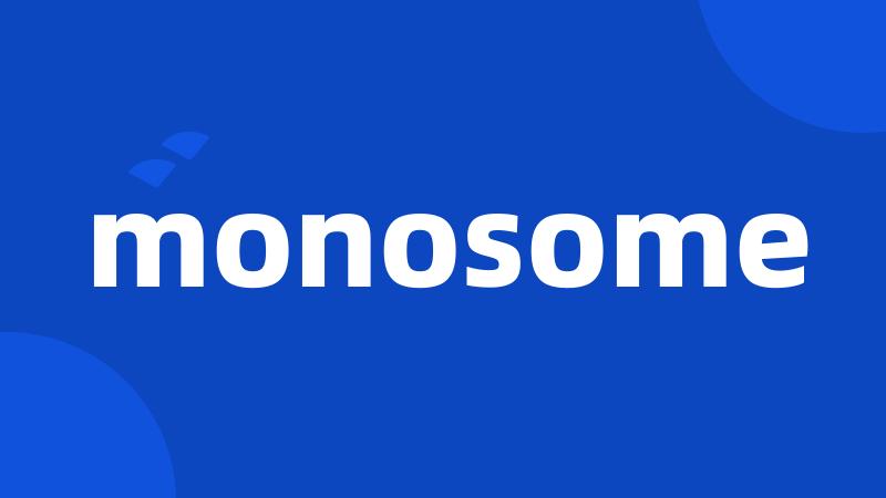 monosome