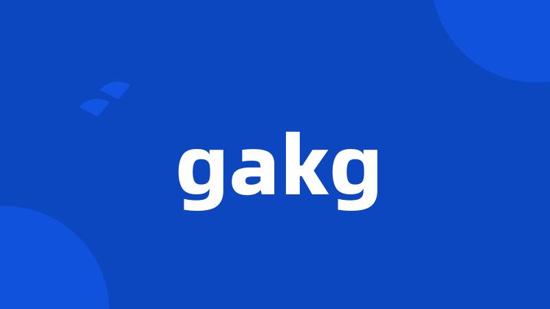 gakg