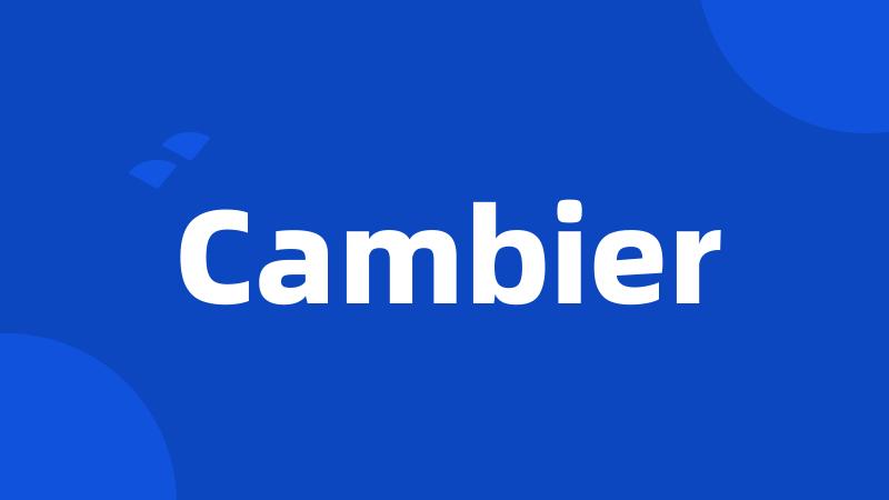 Cambier