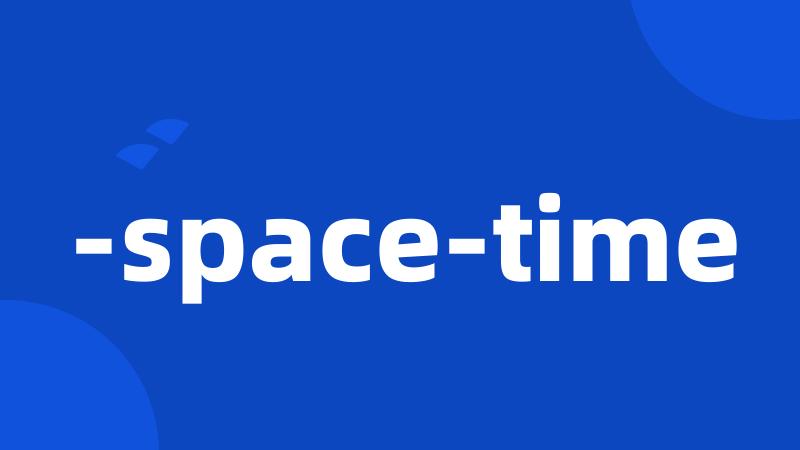 -space-time