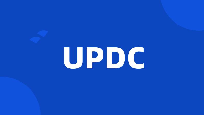 UPDC