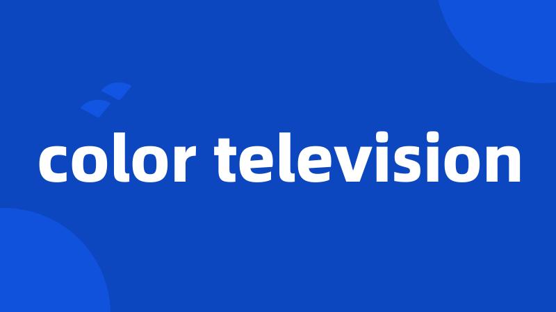 color television