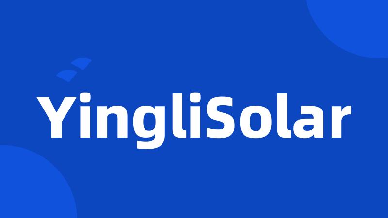 YingliSolar