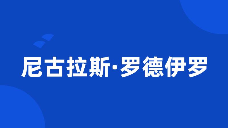 尼古拉斯·罗德伊罗