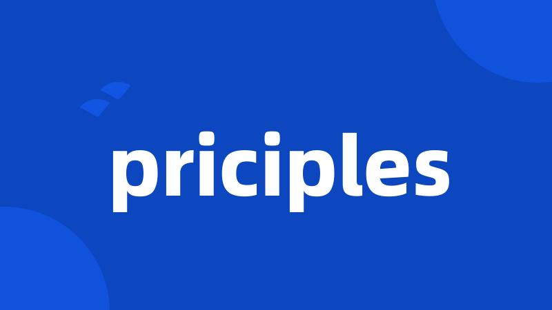 priciples