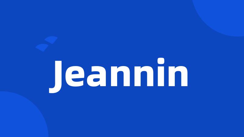 Jeannin
