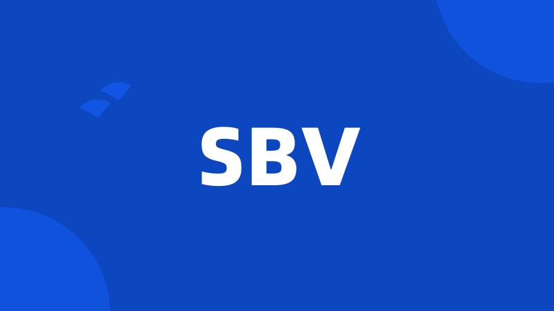 SBV