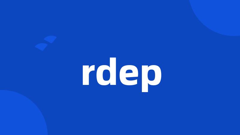 rdep