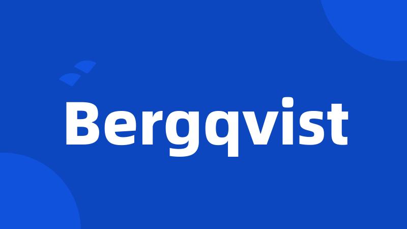 Bergqvist