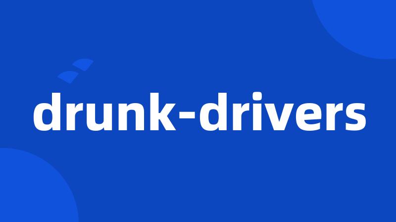 drunk-drivers