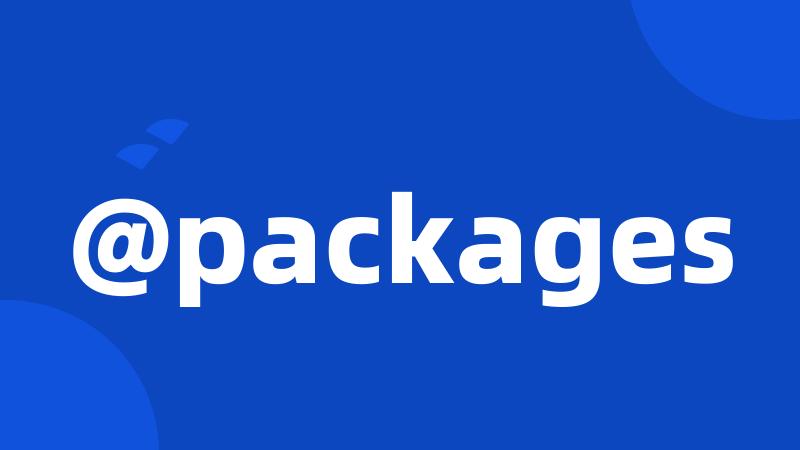 @packages