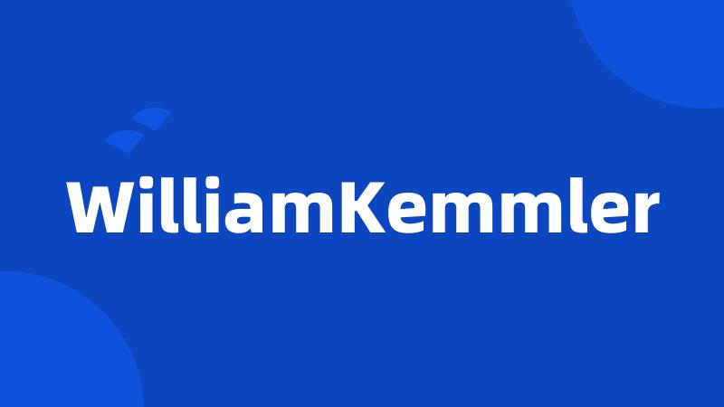 WilliamKemmler