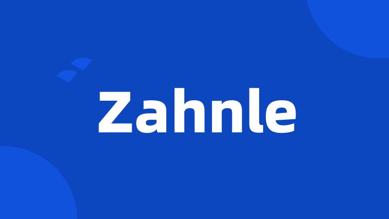 Zahnle