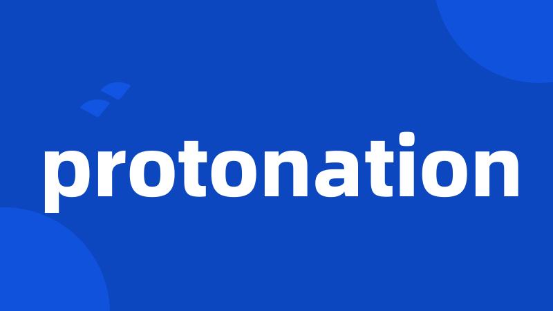 protonation