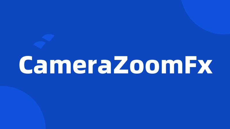 CameraZoomFx