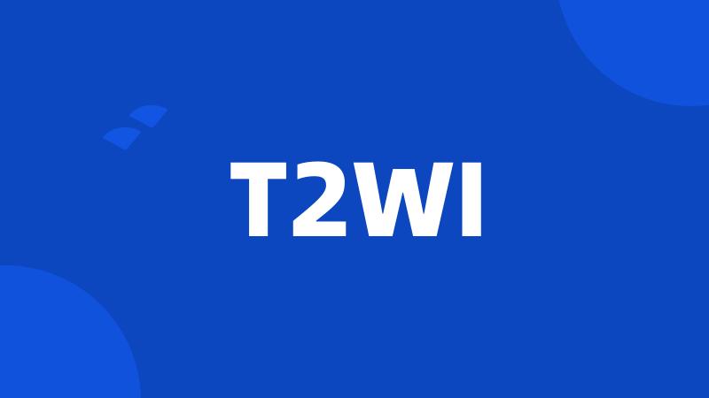 T2WI