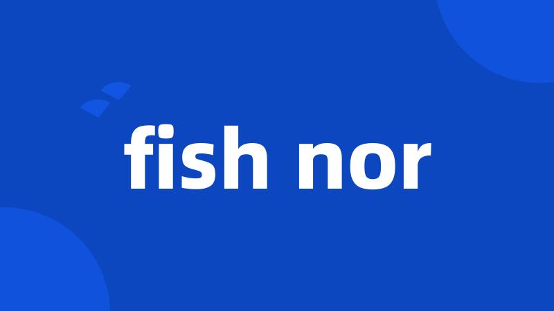 fish nor