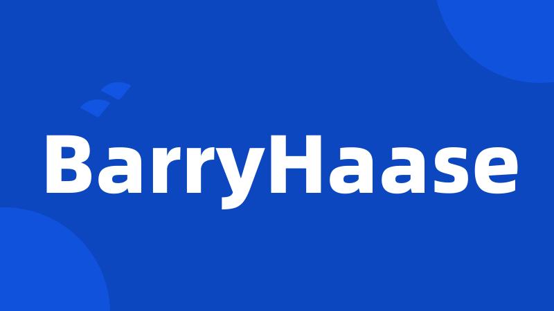 BarryHaase