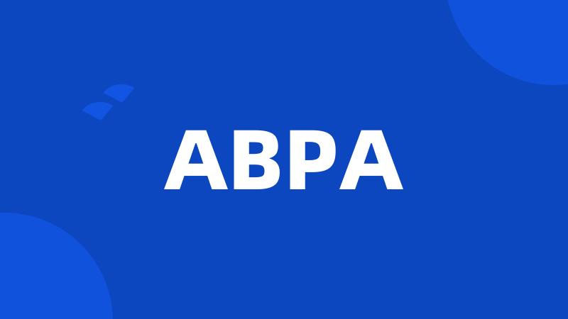 ABPA