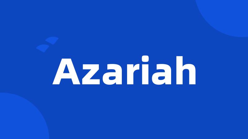 Azariah